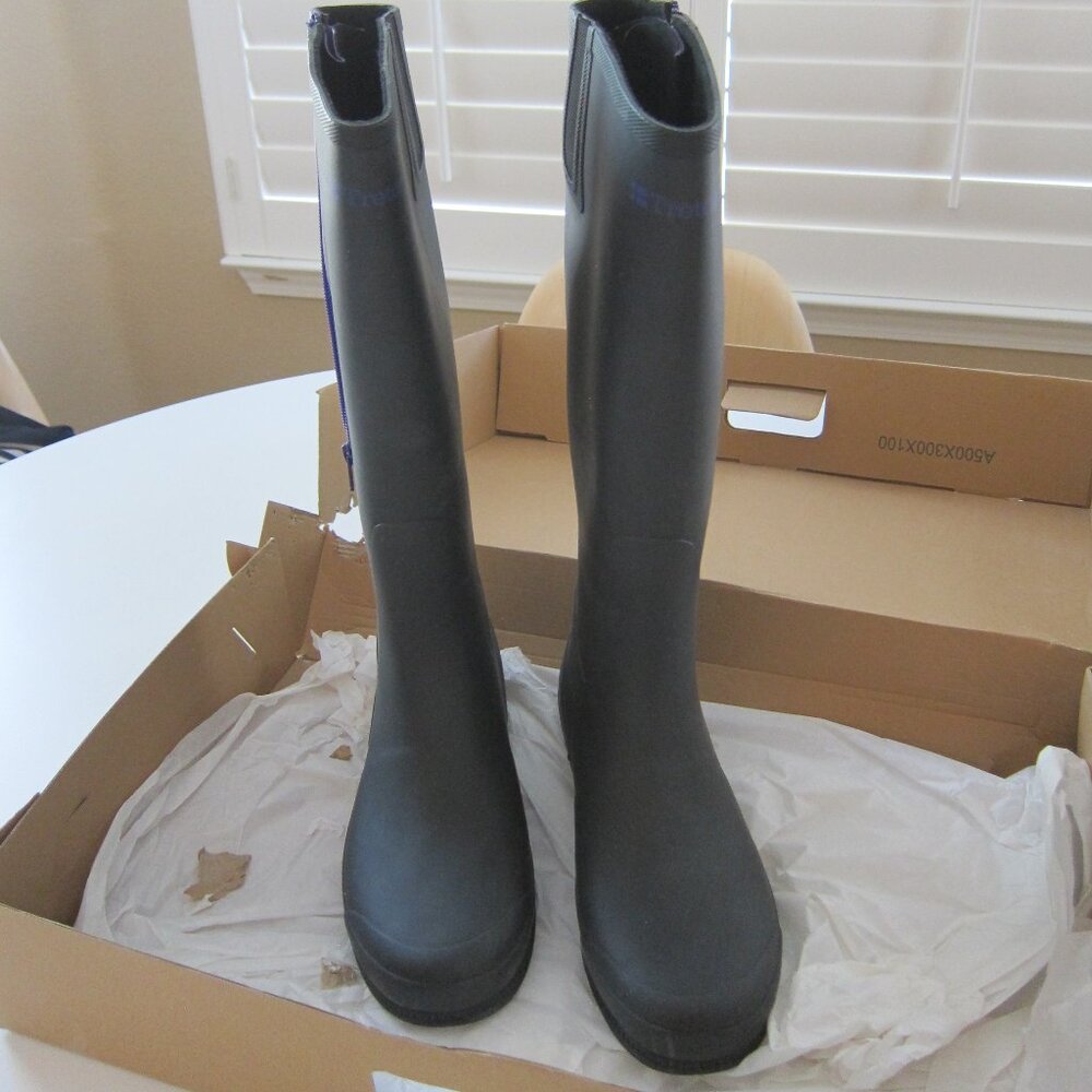 Tretorn Wellies women's knee high zip up rain boots